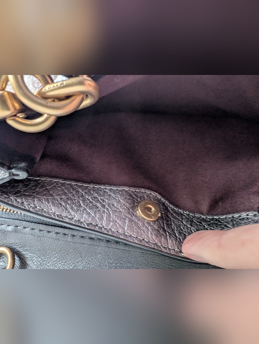 Coach Dreamer Butterfly 🦋 Exotic Snakeskin  Appliques Handbag. - Picture 5 of 16